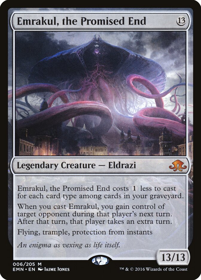 Emrakul, the Promised End card front