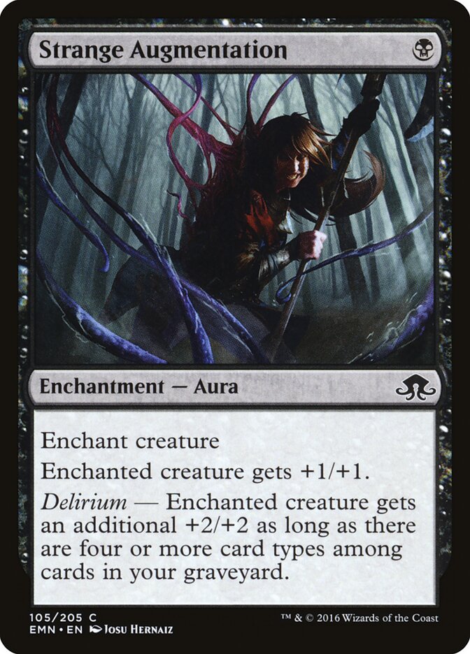 Strange Augmentation card front