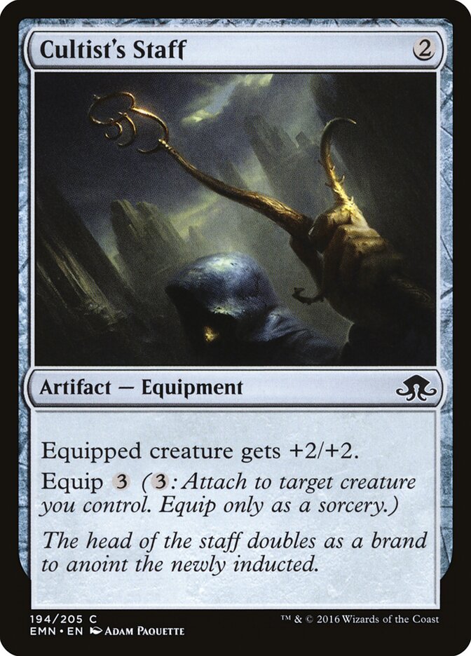 Cultist's Staff card front