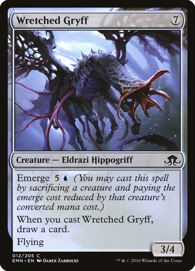 Wretched Gryff card front