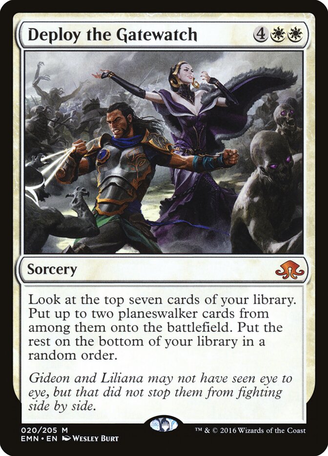 Deploy the Gatewatch card front