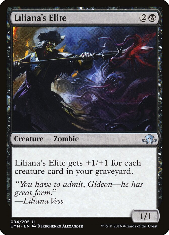 Liliana's Elite card front