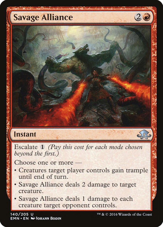 Savage Alliance card front
