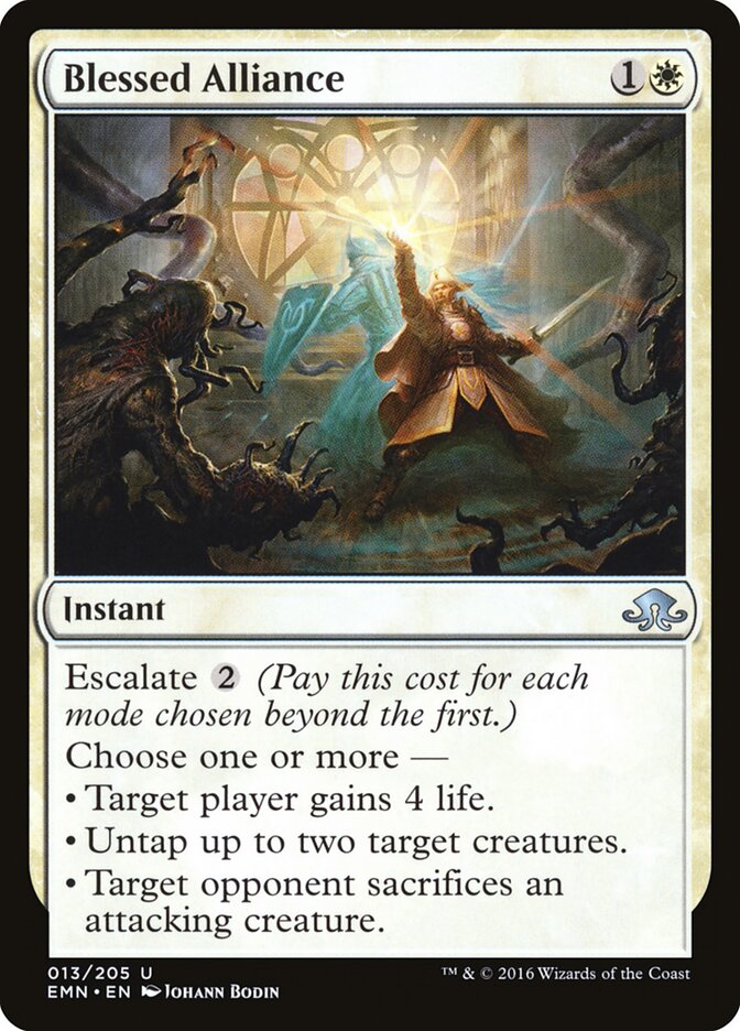Blessed Alliance card front