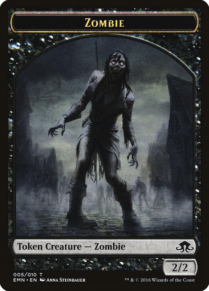 Zombie card front
