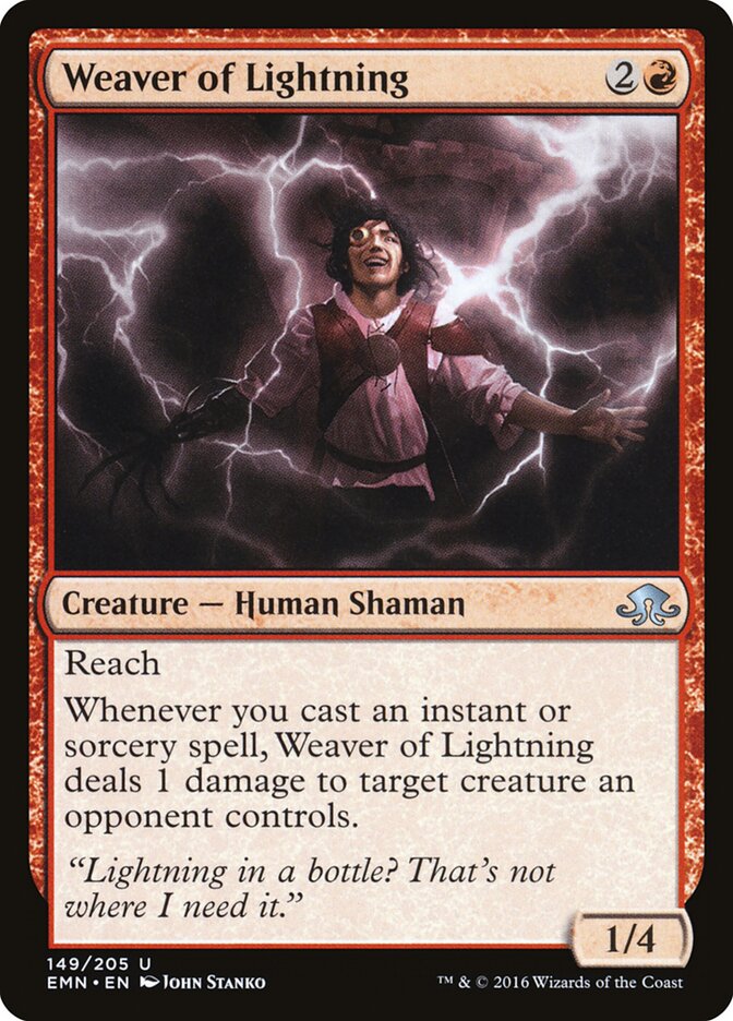 Weaver of Lightning card front