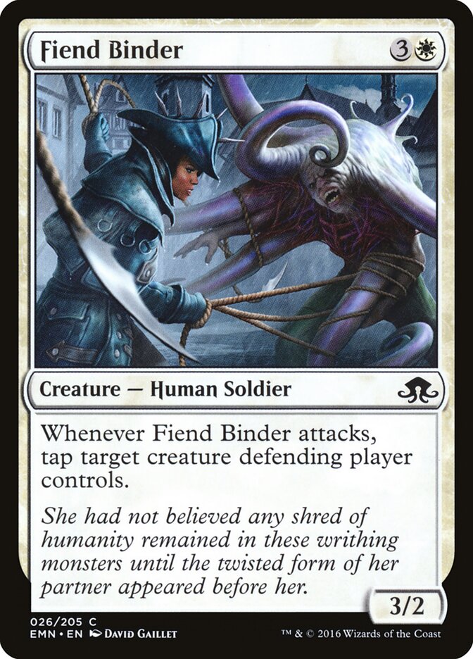 Fiend Binder card front