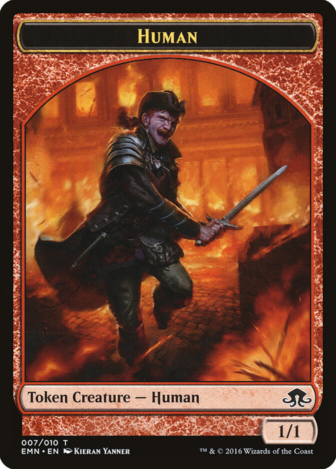 Human card front