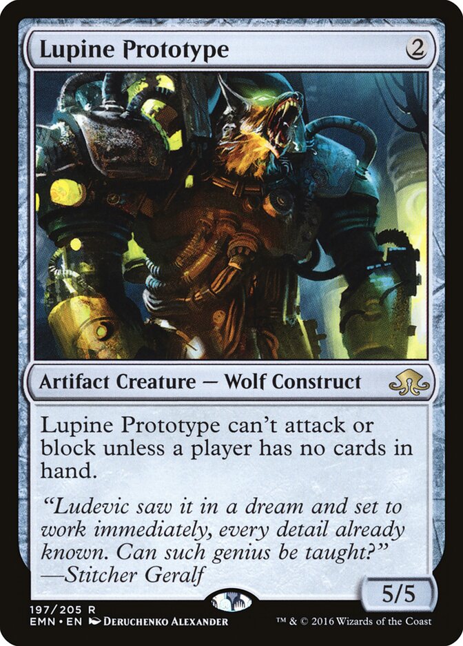 Lupine Prototype card front
