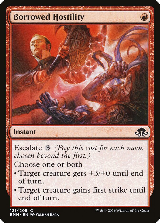 Borrowed Hostility card front