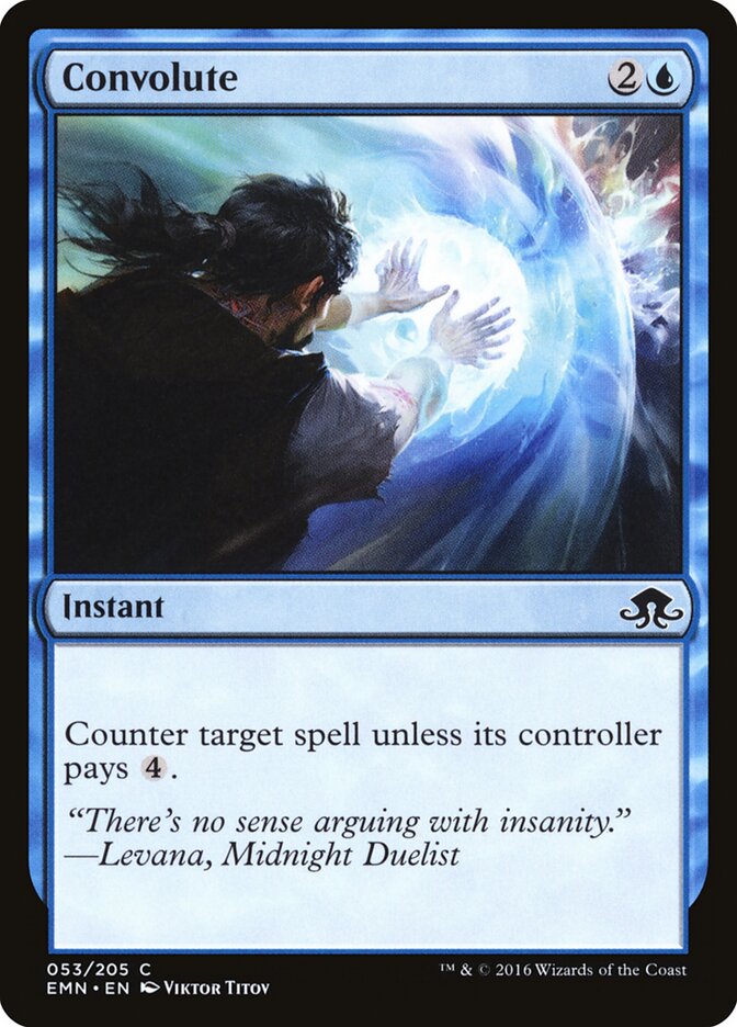 Convolute card front