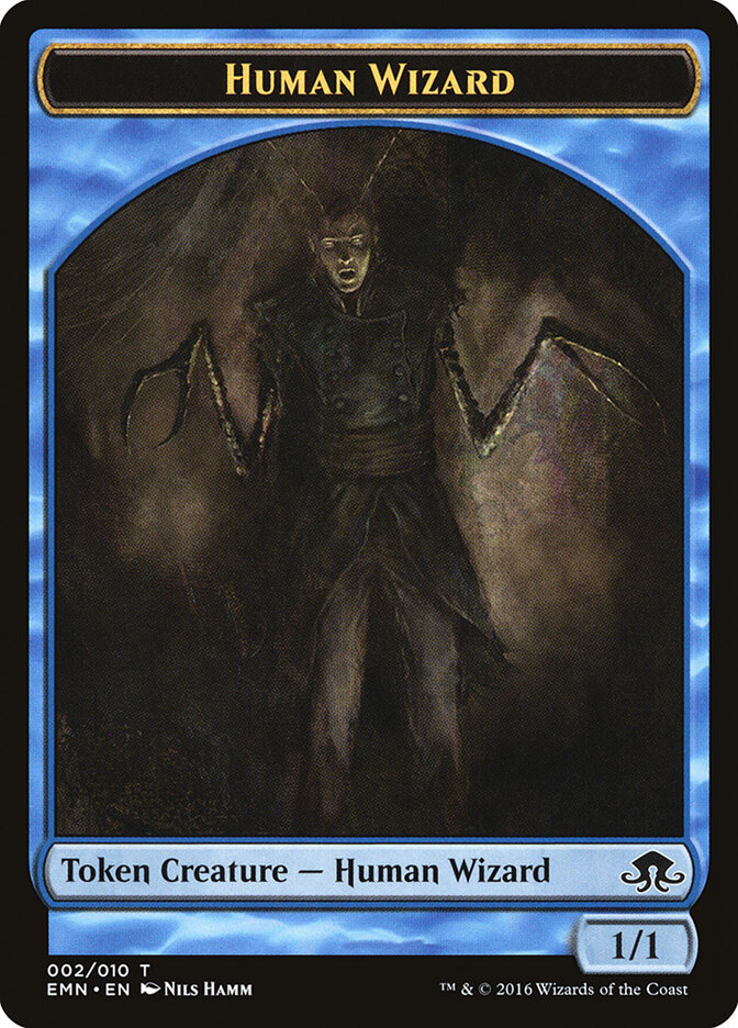 Human Wizard card front