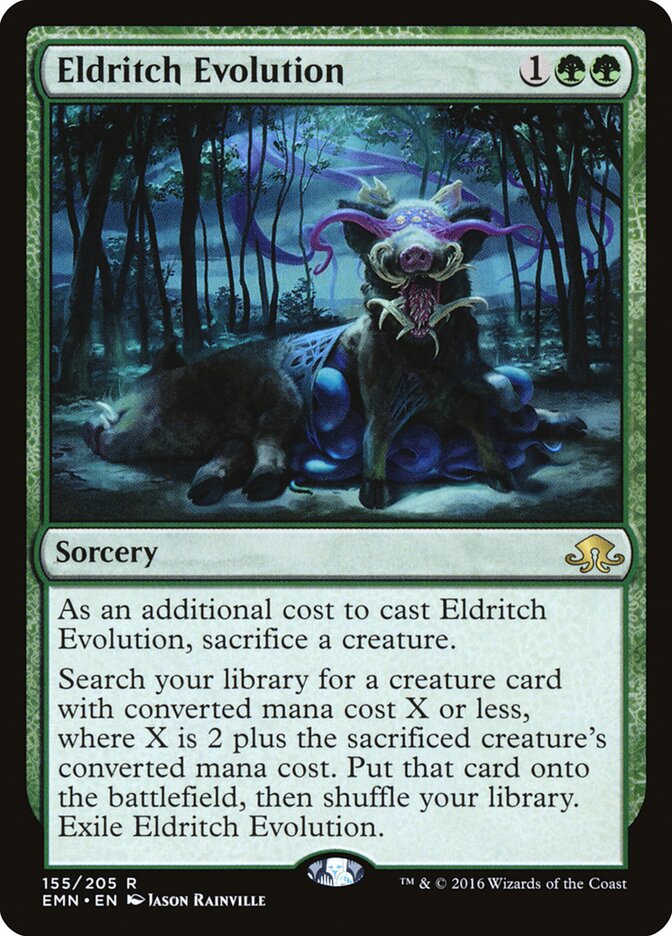 Eldritch Evolution card front