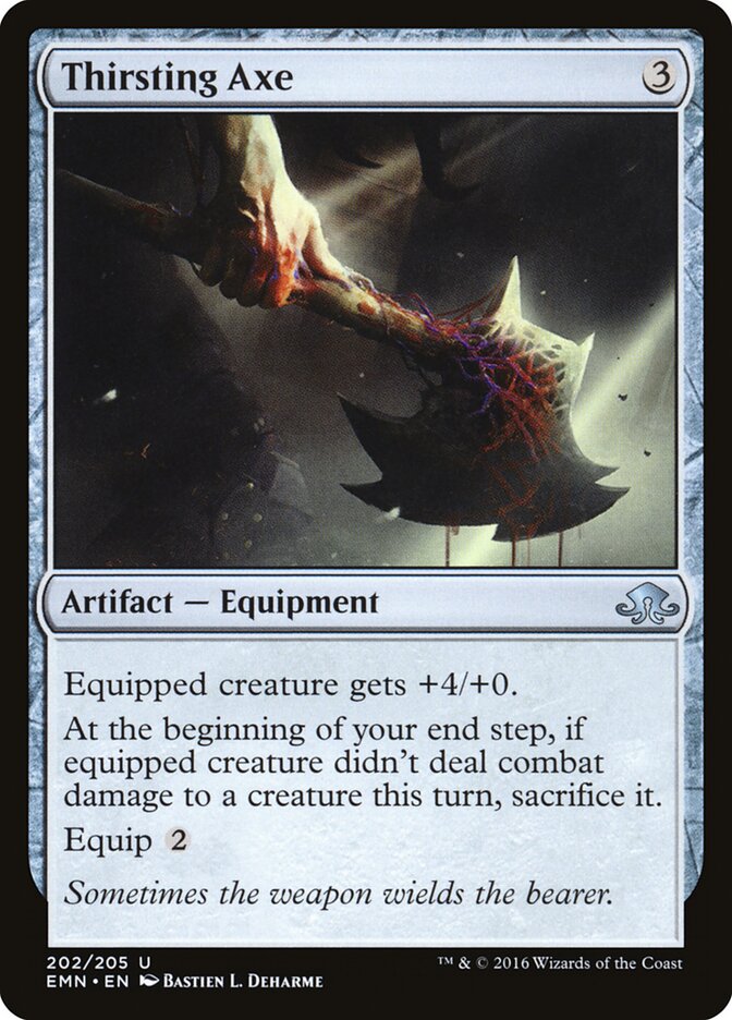 Thirsting Axe card front