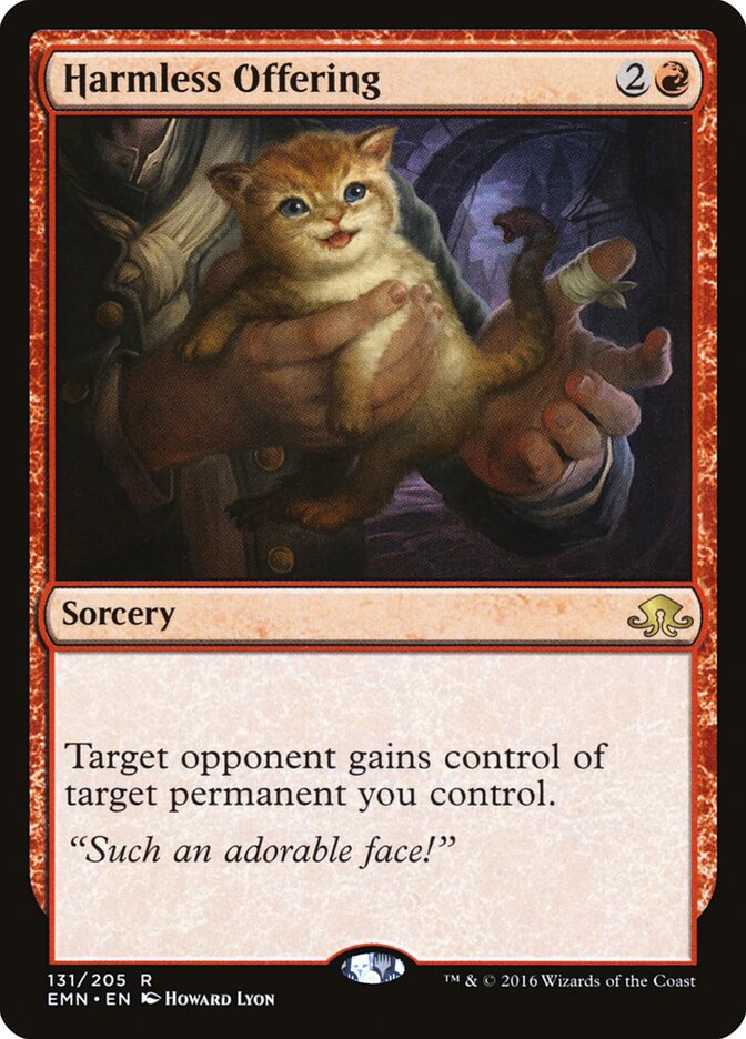 Harmless Offering card front