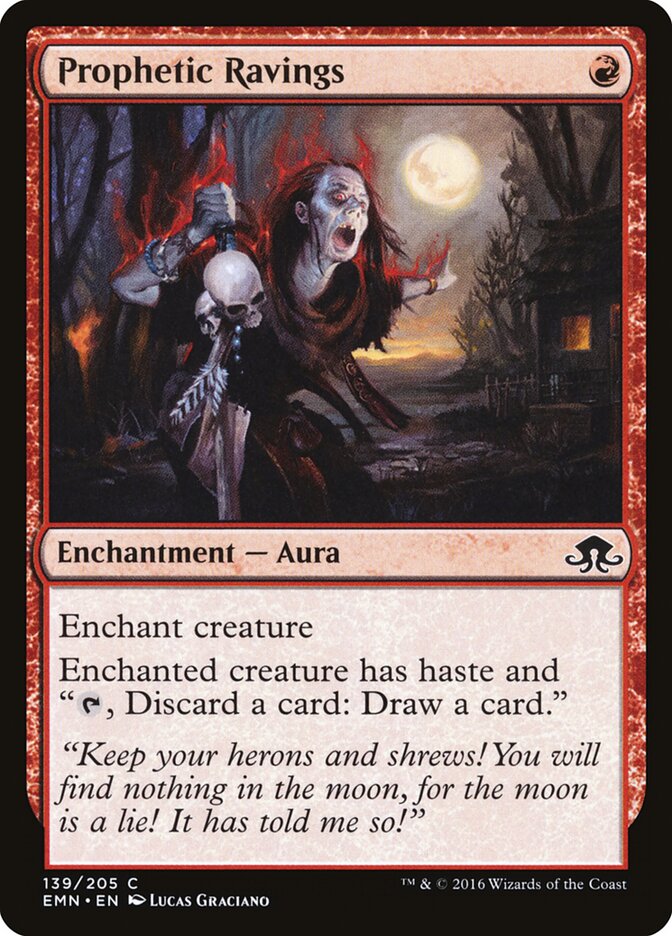 Prophetic Ravings card front