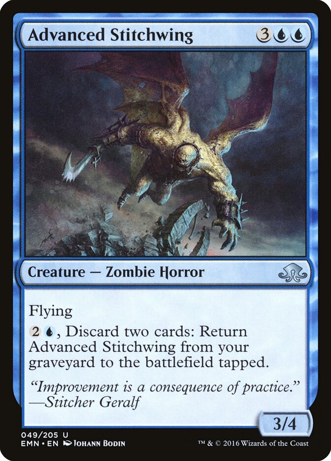 Advanced Stitchwing card front