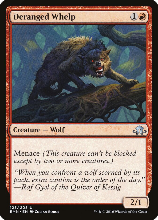 Deranged Whelp card front