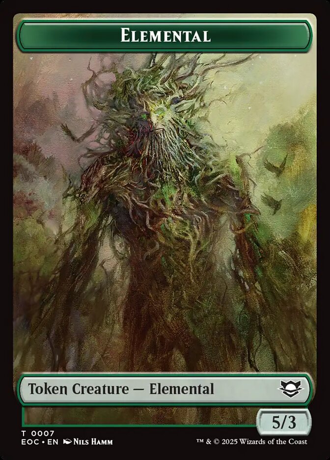 Elemental card front