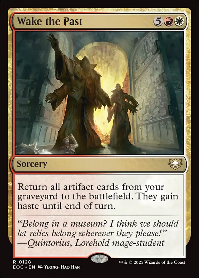 Wake the Past card front