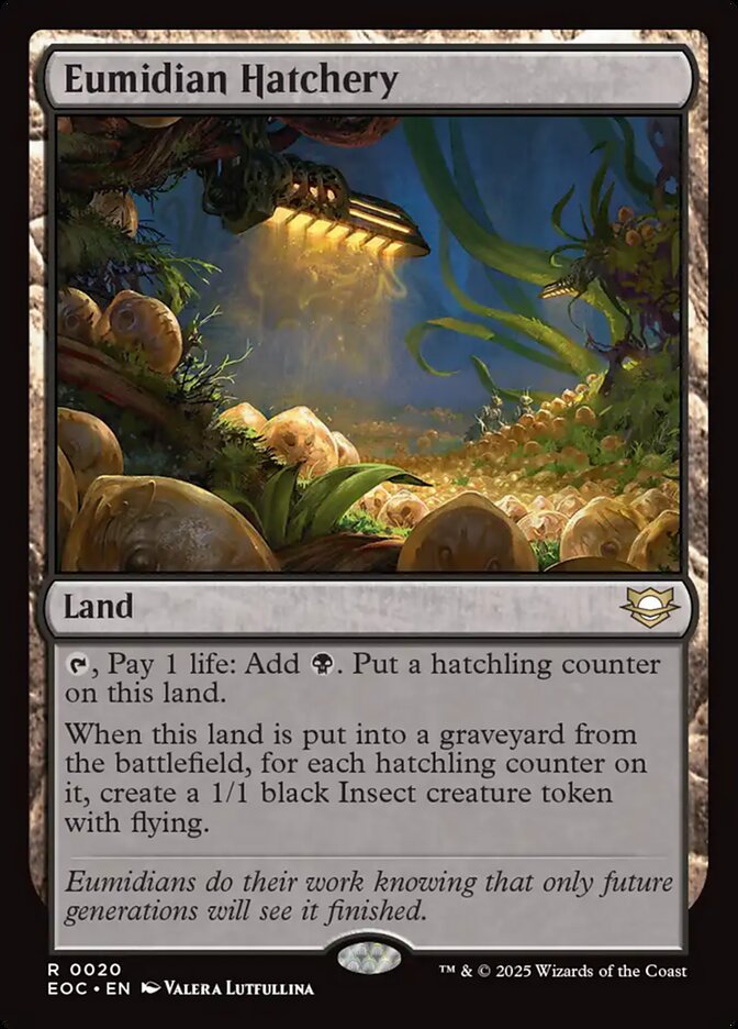 Eumidian Hatchery card front