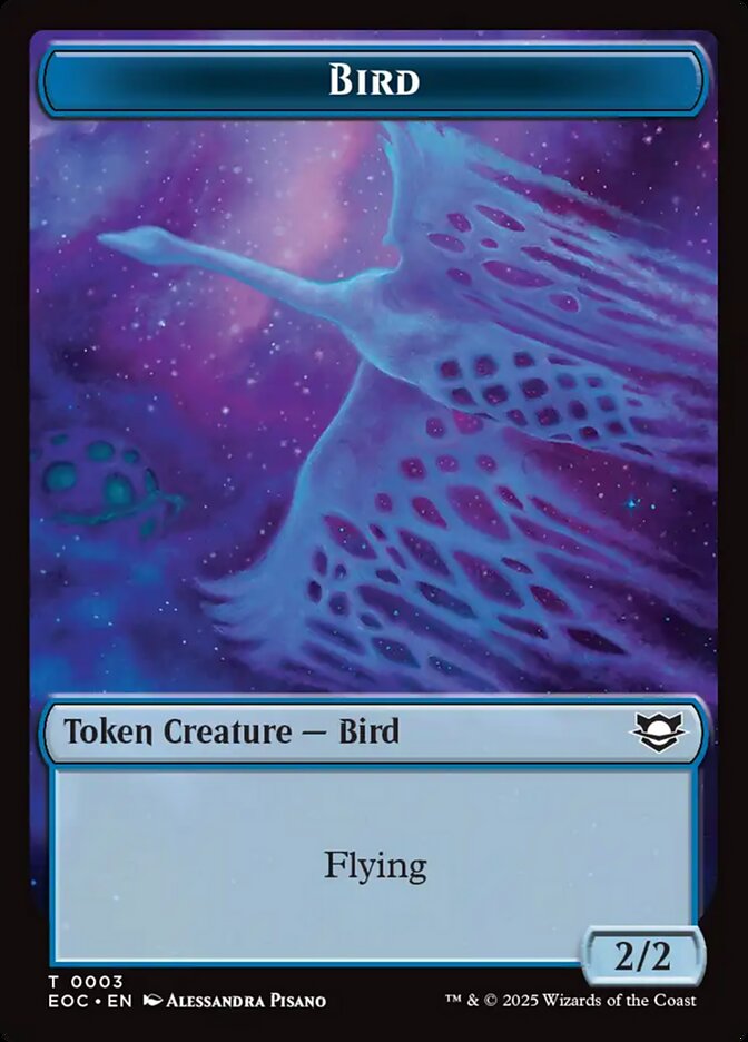 Bird card front