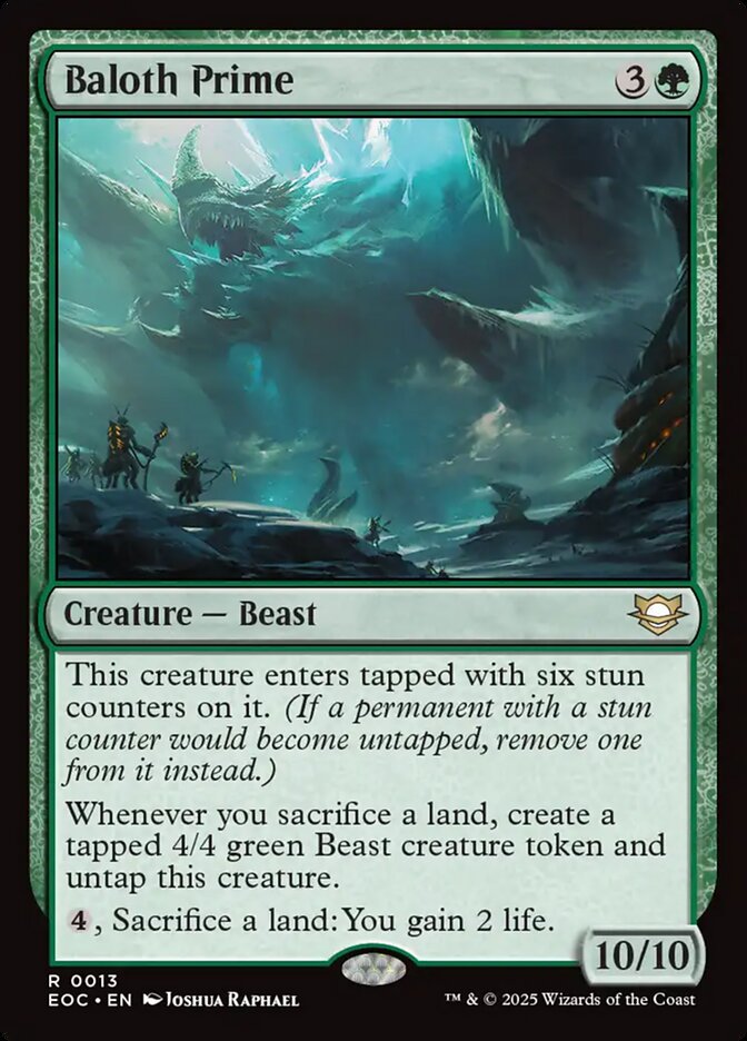 Baloth Prime card front