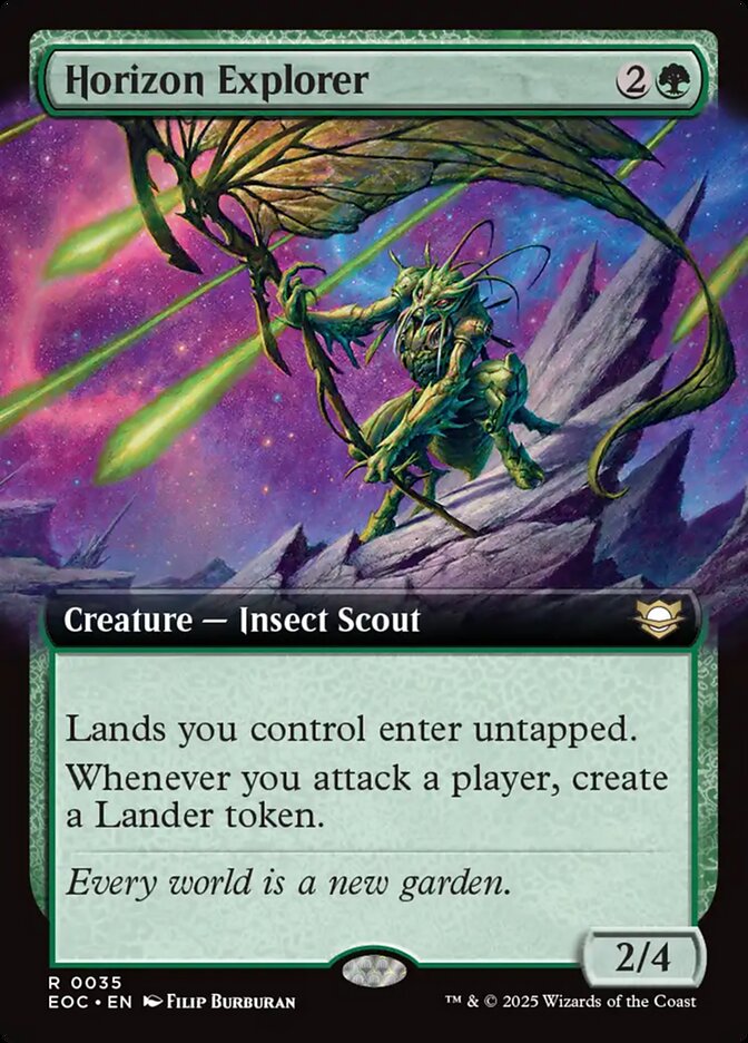 Horizon Explorer card front