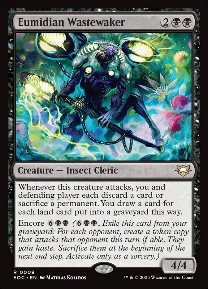 Eumidian Wastewaker card front