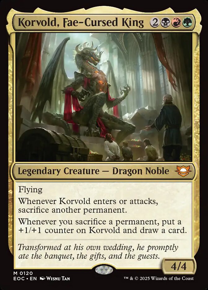 Korvold, Fae-Cursed King card front