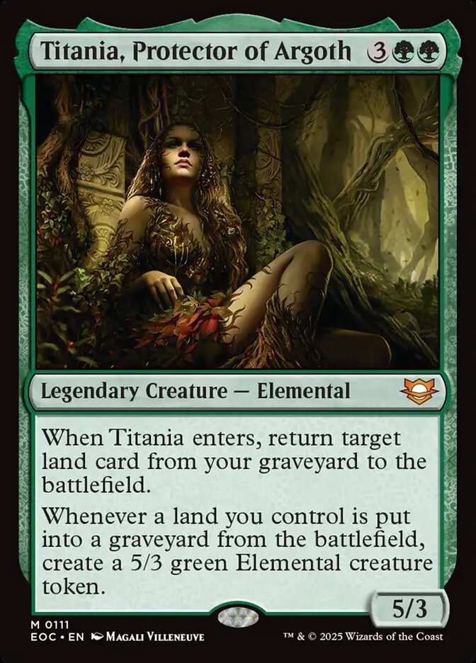 Titania, Protector of Argoth card front
