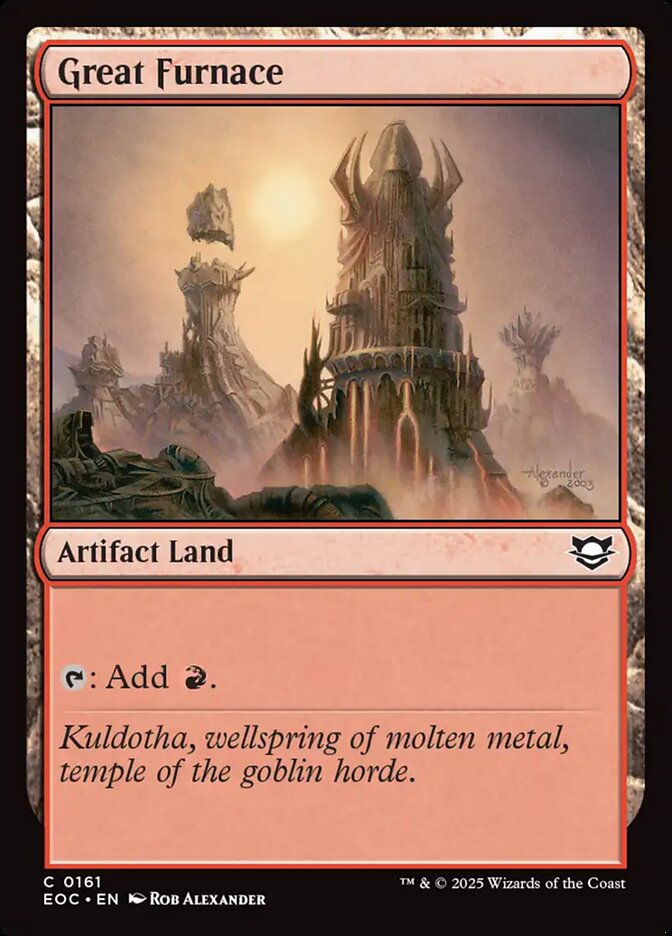 Great Furnace card front