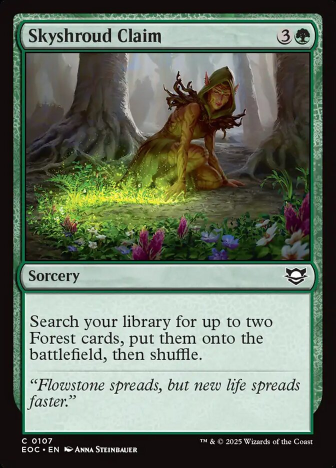Skyshroud Claim card front