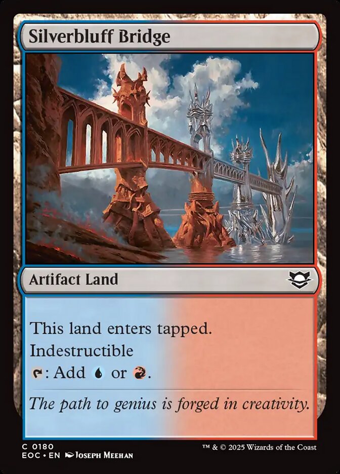 Silverbluff Bridge card front