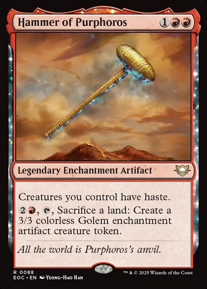 Hammer of Purphoros card front