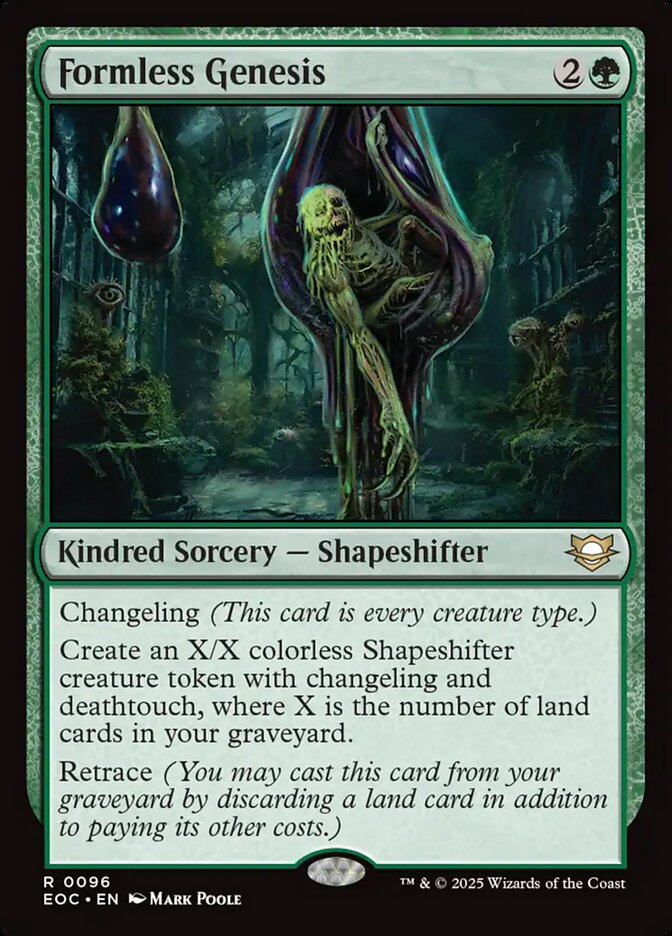 Formless Genesis card front