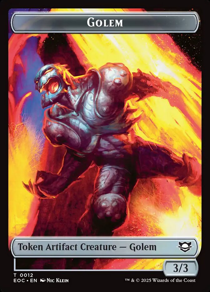 Golem card front