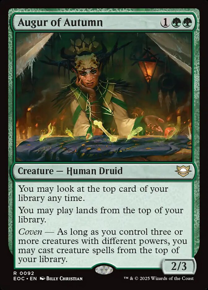 Augur of Autumn card front
