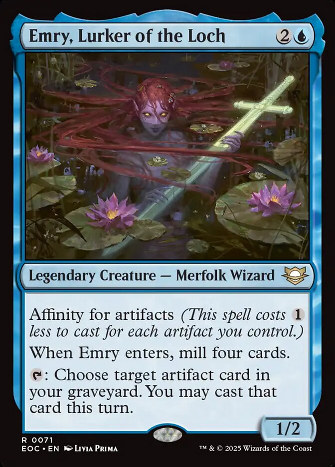 Emry, Lurker of the Loch card front