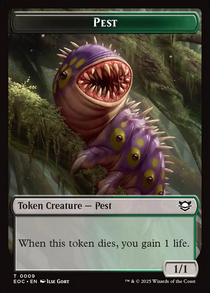 Pest card front