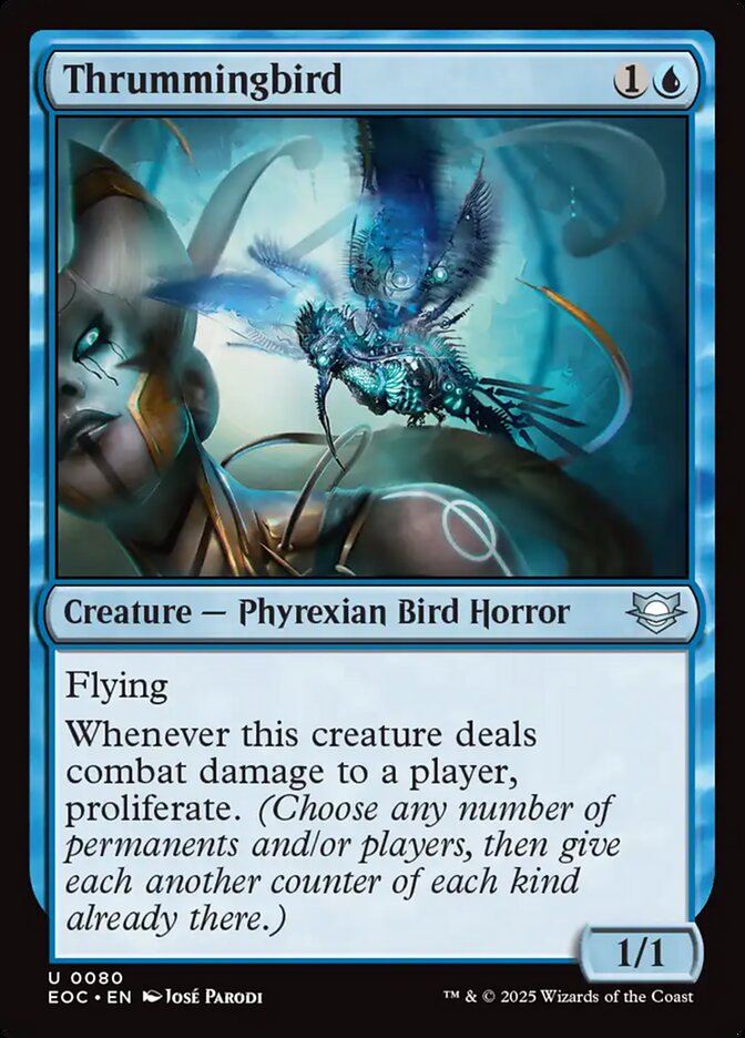 Thrummingbird card front