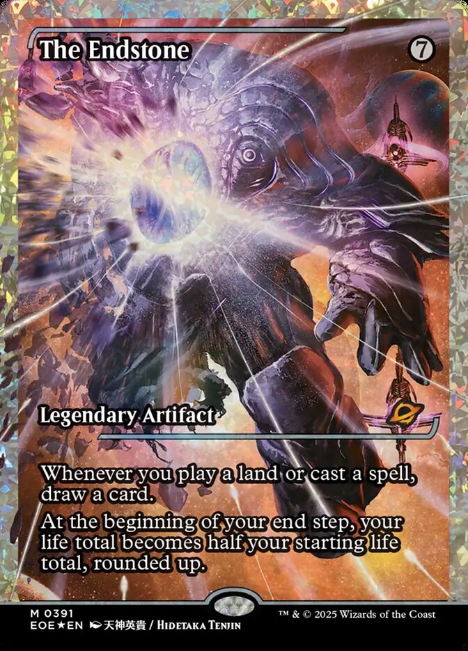 The Endstone card front