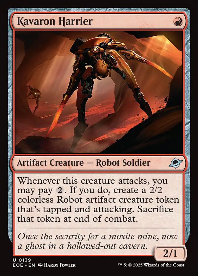 Kavaron Harrier card front