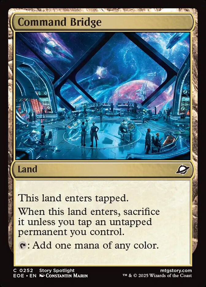 Command Bridge card front