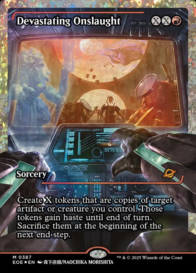 Devastating Onslaught card front