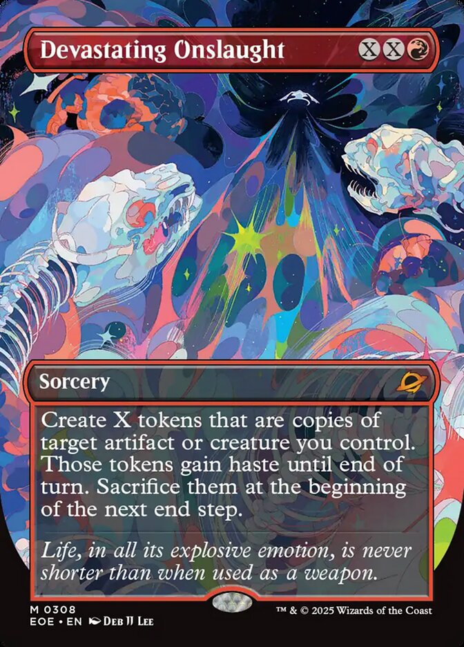 Devastating Onslaught card front