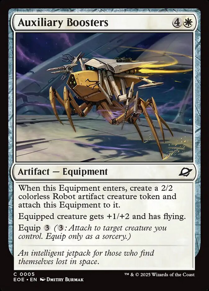 Auxiliary Boosters card front