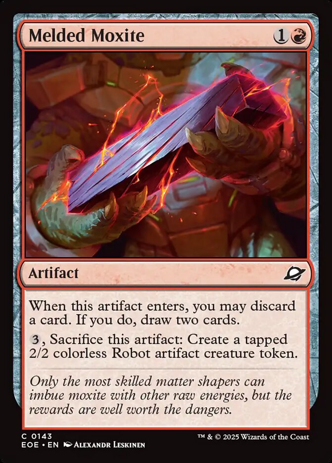Melded Moxite card front