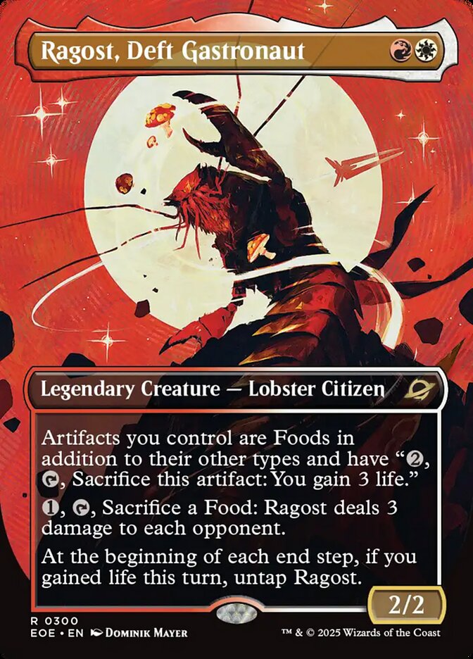 Ragost, Deft Gastronaut card front