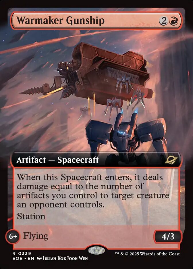 Warmaker Gunship card front